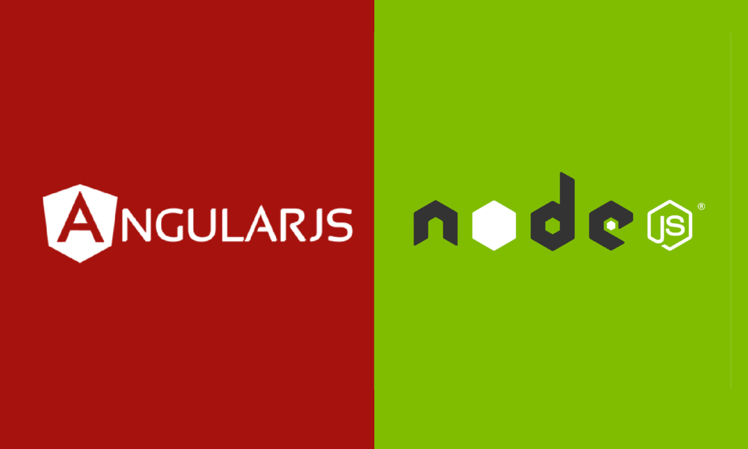 Comparison of angular vs node js logos