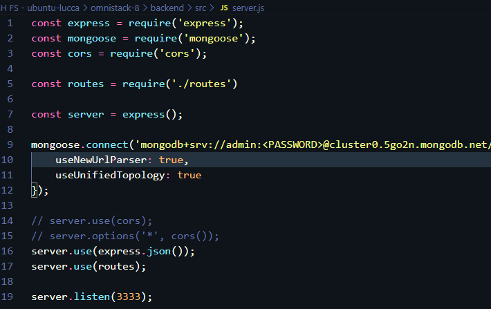 cors in node js code example